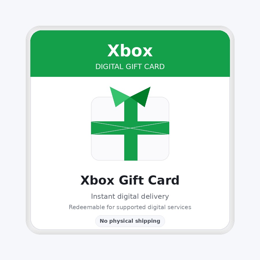 Xbox Gift Card $30 Digital Code
